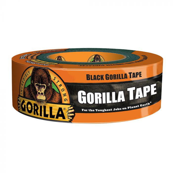 Cinta adhesiva negra para conductos Gorilla®, 2 x 35 yardas, 17 mil de  grosor